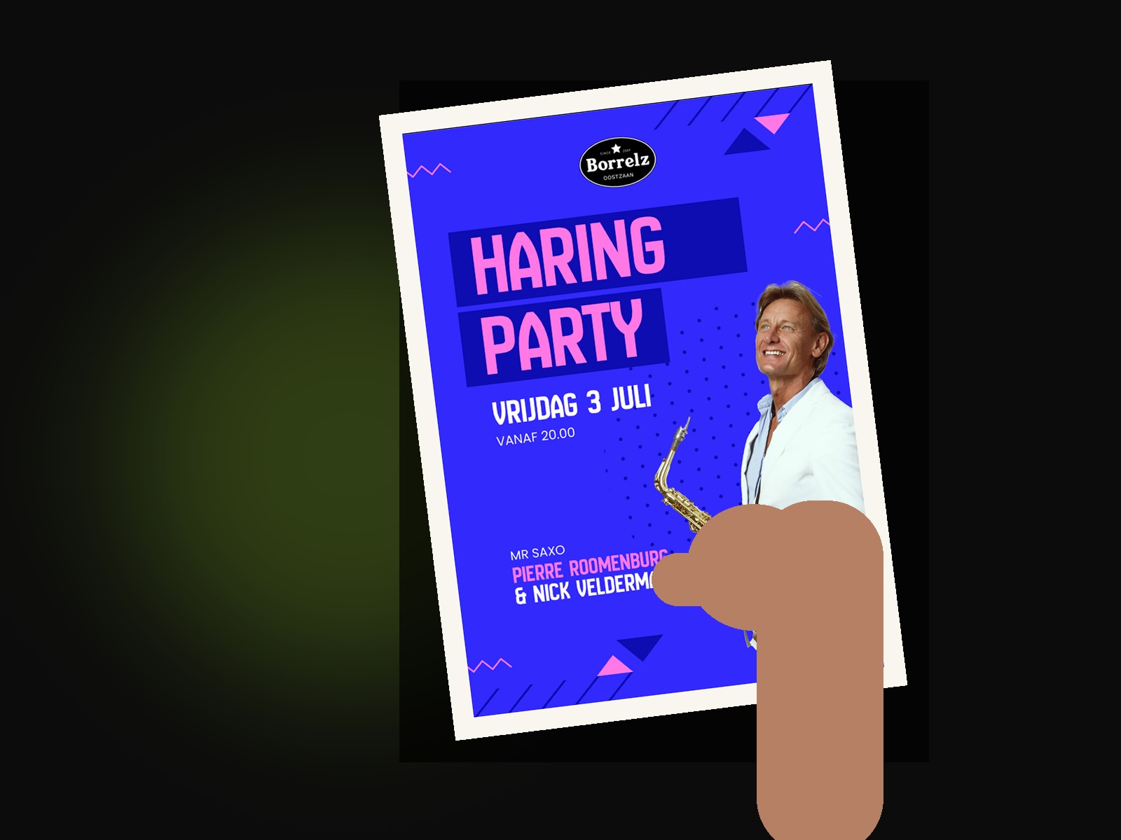 Haringcampagne als flyer