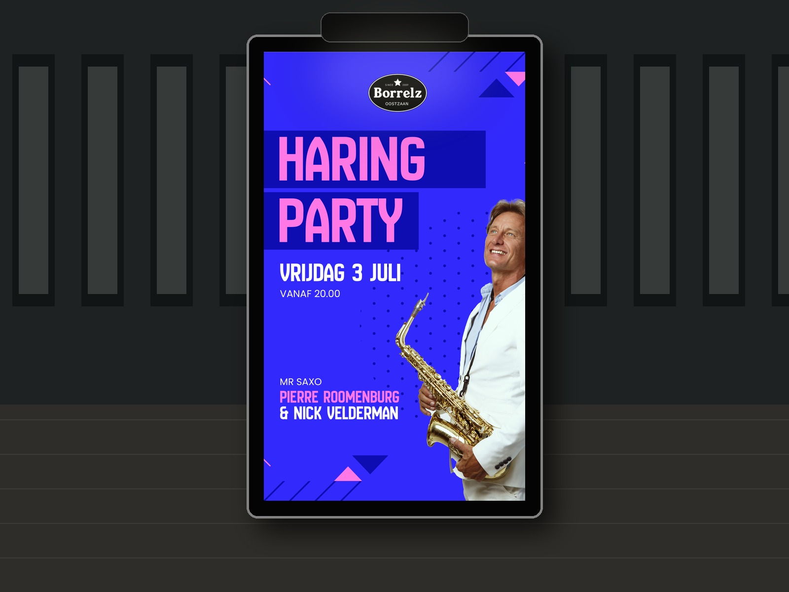 Haringcampagne als straatposter